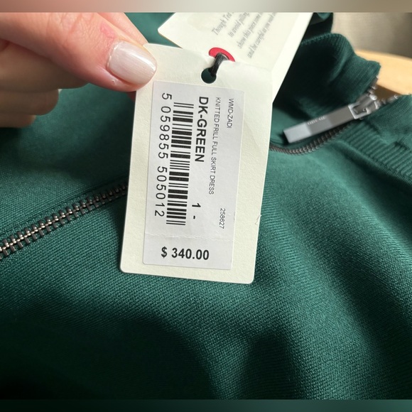 Ted Baker London Knitted Frill Full Skirt Dress - Picture 12 of 12